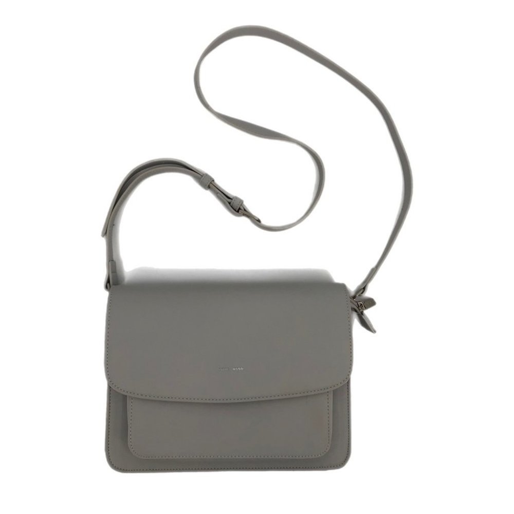 Pixie Mood Gray Vegan Leather Crossbody Wallet | Magnetic Closure